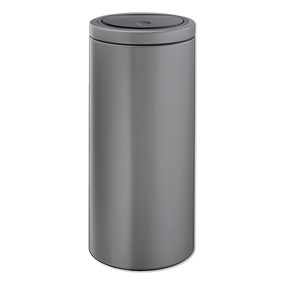 Brabantia Touch Bin Flat Top platinum 30 l Prullenbak kopen? Kieskeurig.nl helpt je kiezen