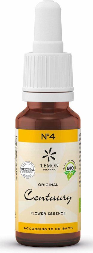 Lemon Pharma Bach Bloesem Centaury bio 20 Milliliter