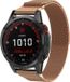 Strap-it Bracelet de montre connectée milanais - Or rose - Convient pour Garmin Fenix 7x