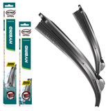 HEYNER® Jeu d'essuie-glace 650 mm / 400 mm Hybrid avec adaptateur ST avant