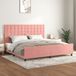Maison Exclusive - Lit cadre avec tête de lit Rosa 200 x 200 cm, velours