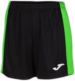Joma Dames maxi shorts zwart/groen XXS
