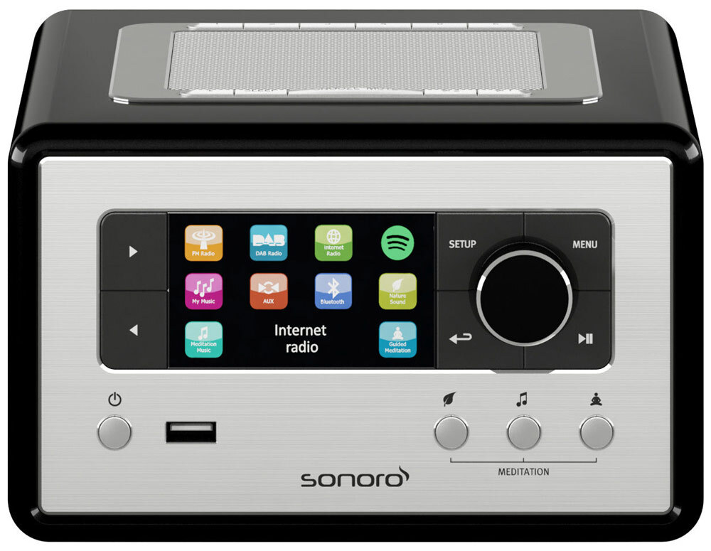 sonoro Relax 810 internetradio zwart