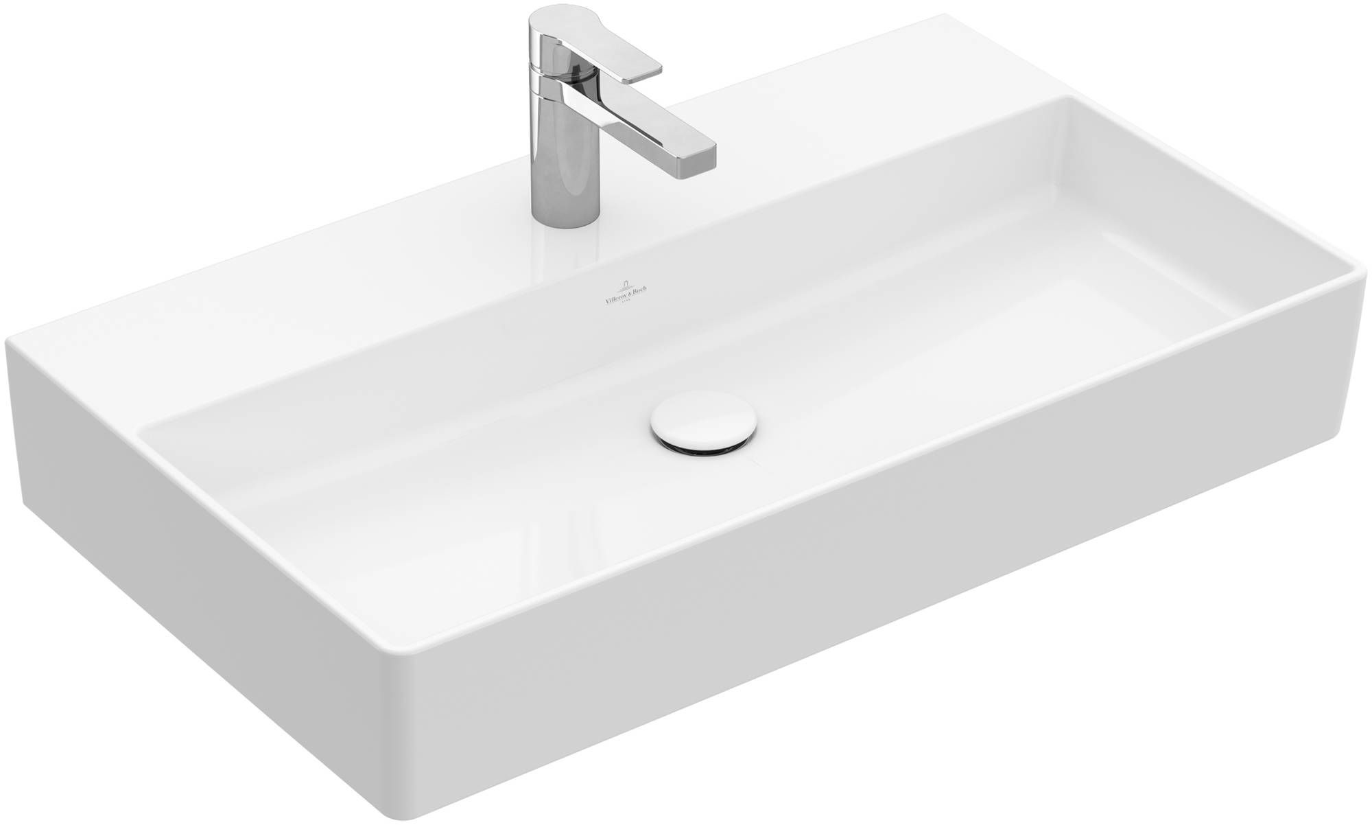 Villeroy & Boch Memento 2.0 wastafel 80x47x13,5cm wit alpin CeramicPlus