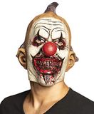 Boland 97577 Latex hoofdmasker Evil Clown, meerkleurig