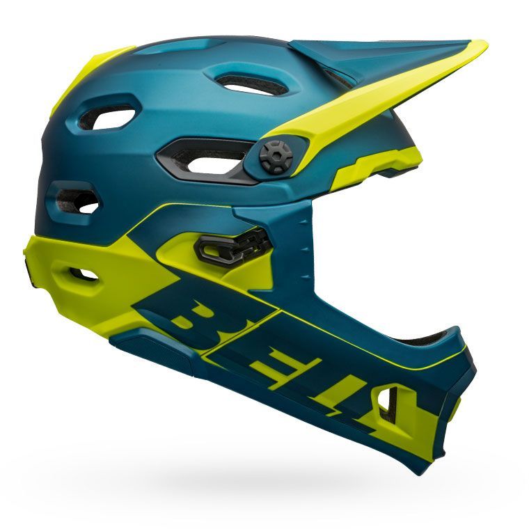 Bell Super DH MIPS Fietshelm - blauw/groen