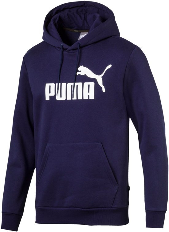 PUMA sportsweater heren Donkerblauw/wit