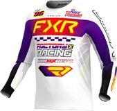 FXR Podium Motorcross trui Wit/paars L
