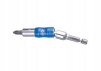 King Tony Magnetische Bithouder met Scharnier 1/4" 90mm Blauw/Zilver Staal Kunststof