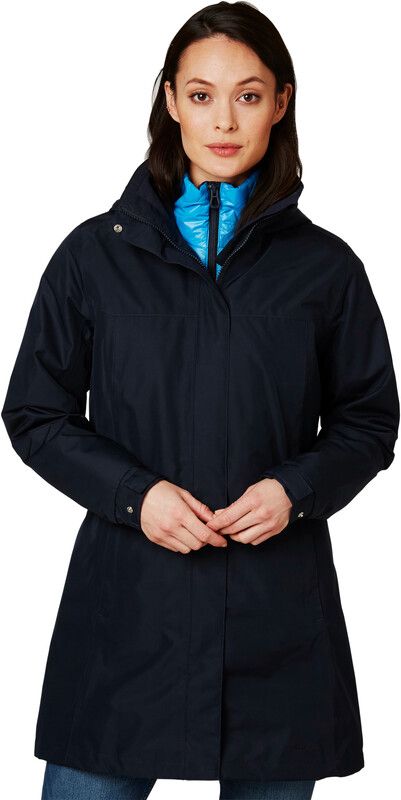 Helly Hansen Aden Lange Jas Dames Navy L 2020