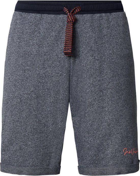 Jan Vanderstorm heren Sweatbermuda - 76/78 - donkerblauw - Plus Size