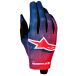 Alpinestars Gants Radar Junior 2027 Fire Red Deep Blue, Taille: 3XS