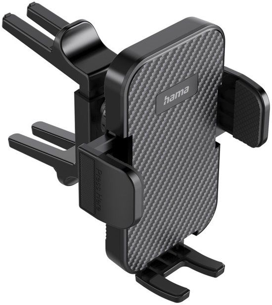 Hama GSM-houder voor de auto voor ronde vent., 360 graden draaib., uni.