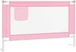vidaXL Bedhekje peuter 120x25 cm stof roze