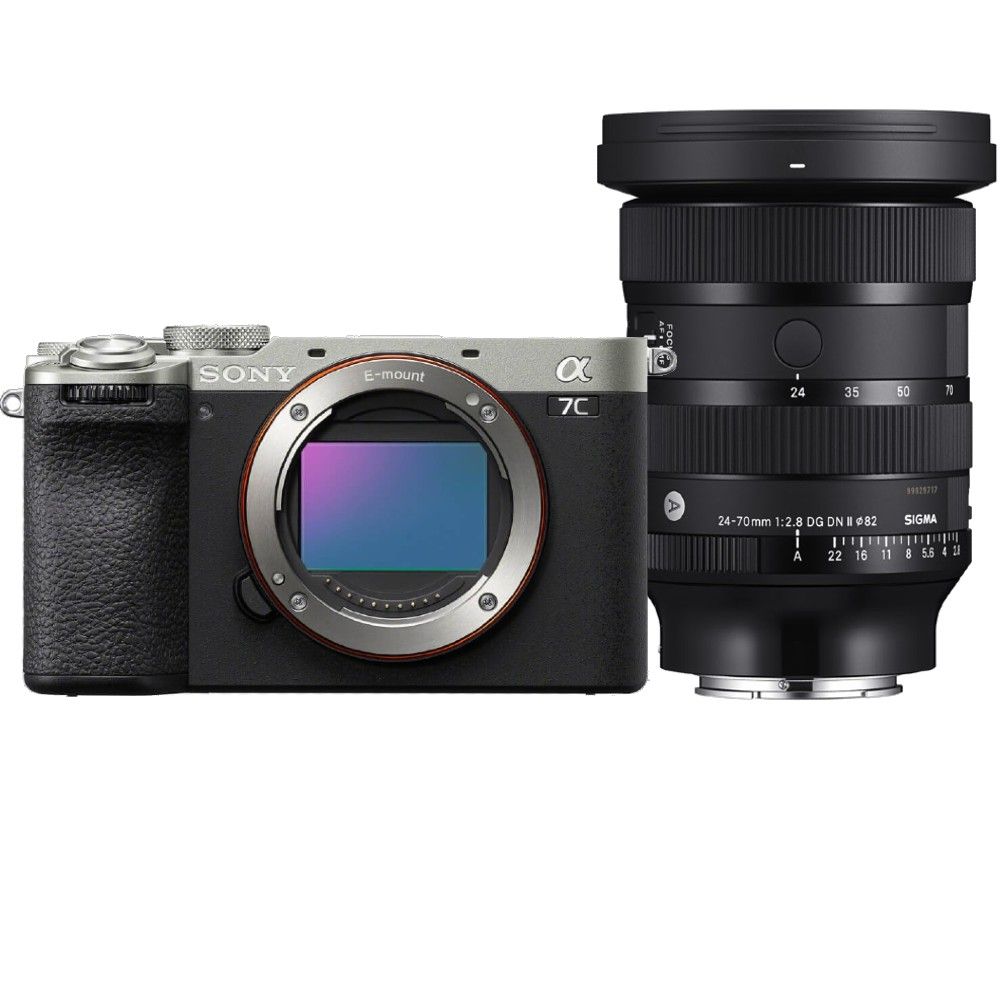 Sony A7C II Zilver + Sigma 24-70mm F2.8 DG DN II Art - Sony E-mount