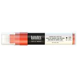 Liquitex 4610510 Professional Paint Acryl - Marker acrylverf, lichtecht - Brede punt - 8-15mm, Cadmium Red Light Hue