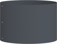 vidaXL Plantenring Antraciet 30 x 30 x 20 cm Koudgewalst staal