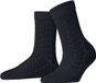FALKE Softmerino Special Edition dames sokken van wol en katoen in maat 35-38, effen blauw