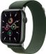 iMoshion Nylon Trail Bandje Apple Watch 38/40/41mm - Legergroen