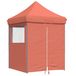vidaXL Partytent 200 x 200 x 306 cm, terracotta, Oxford-stof