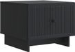 vidaXL Salontafel Zwart 49 x 50 x 40 cm Bewerkt hout