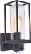 LUTEC Connect Flair - Lampe murale connectée d'extérieur avec caméra et capteur - Raccordement E27 - Aluminium premium - IP44 résistant aux intempéries - Noir mat
