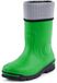 Ladeheid Enfants Filles Garçons Bottes de pluie avec chaussettes chaudes LARB013 (Vert, 25 26 EU)