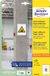 Avery Zweckform Avery Etiketten zelfklevend 105x48mm wit permanent 20 vel 12 etiketten per vel
