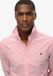Superdry Klassiek Oxford Overhemd met Lange Mouwen Heren XL Roze Katoen