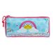 Tinc Etui met pailletten regenboog potloden, blauw