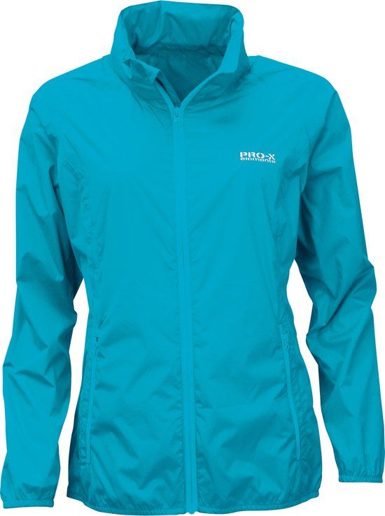 Pro-X Elements LADY PACKable Regenjas Dames Neon Turquoise Maat 38EU
