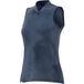 adidas Polo Ultimate Print, sans manches, bleu marine