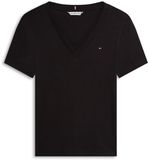 Tommy Hilfiger Dames T-shirt Katoen Korte Mouw XS