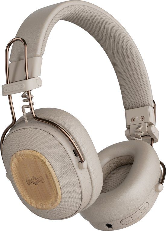 House of Marley Positive Vibration Riddim Bluetooth Hoofdtelefoon - Cream