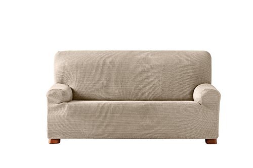 Eysa Aquiles elastisch sofa plaid 2-zits kleur 00-ecru, polyester katoen, 37 x 29 x 7 cm