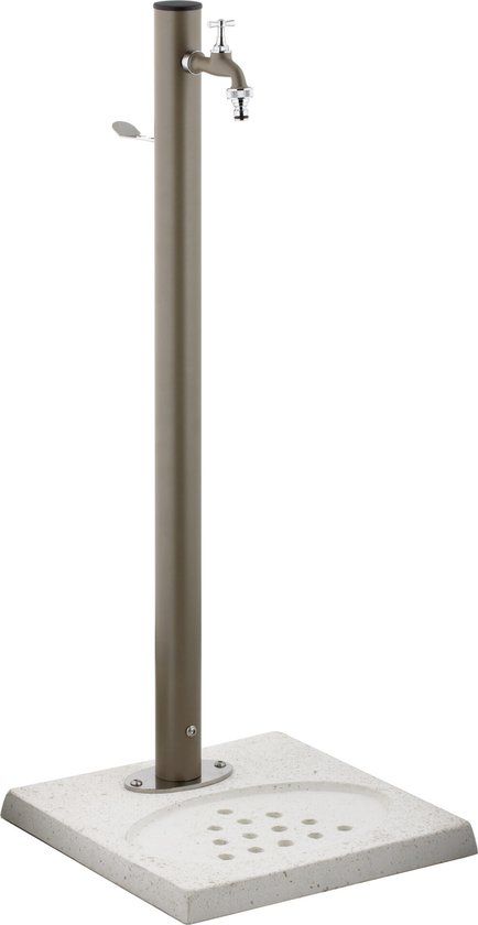 Aquapoint LOOP GROUND Roundend DOVE GRAY 100CM - 5cm - Mat Grijs