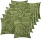 vidaXL - Kussensloop - 12 stuks - HEERLEN - Blad - Design - 50 x 50 cm - Polyester
