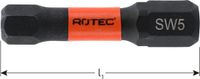 Rotec IMPACT insertbit inbus 3,0 L=30mm C 6,3 BASIC