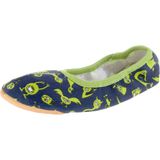 BECK Huisschoenen 'Monster' marine / appel