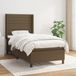 Maison Exclusive - Sommier à lattes de lit avec matelas Brun foncé 100x200 cm