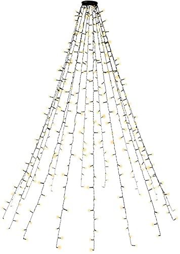 Goobay 60387 LED Boommantel Lichtketting - Kerstboomverlichting met Ring - Binnen & Buiten