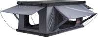 Vevor Tente de toit rigide pour 2-3 personnes, tente de camping en aluminium avec éclairage LED tricolore et 2 fenêtres, imperméable et coupe-vent, pour Jeep SUV Pick-up 212 x 132 x 95 cm (dépliée)