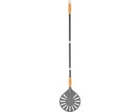 HENDI Ronde geperforeerde pizzaschep – geanodiseerd aluminium – 230x1200 mm – warmte-isolerende handgreep