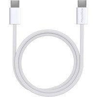Phonillico® USB-C USB-C kabel voor iPhone 16 / 16 PLUS / 16 PRO / 16 PRO MAX - Nylon gevlochten kabel 1 meter