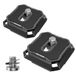 NEEWER Set van 2 snelwisselplaten, set van 38 mm, QR-camerahouder, adapter, compatibel met Arca Swiss Peak Design Capture Clip V3, statiefhouder voor schouderriem, anti-off met sluitringen, QPR-5C