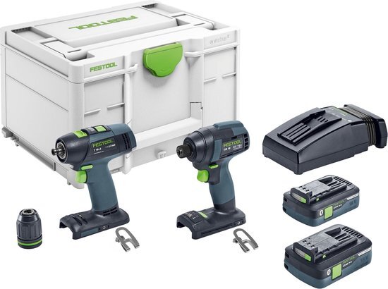 Festool TID 18 HPC 4,0 I-SET Accu-Slagschroevendraaier/schroefboormachine - 577244