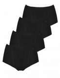 Sloggi 4-pack Control Maxi - slip correcteur Femme - Noir
