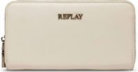 REPLAY Zip Around Wallet Optical White