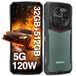 DOOGEE DK10 5G Rugged Smartphone 32 GB + 512 GB/2 TB, Dimensity 8020, 5150 mAh, 120 W, snel opladen, 6,67 inch AMOLED 120 Hz, onverwoestbare telefoon, 50 MP + 64 MP + 16 MP, IP68/69K/Dual