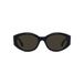 Stella McCartney Lunettes De Soleil Femme Noir Ovales Vert 54mm